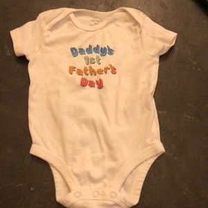 Unisex- Daddy’s First Fathers Day Onesie
